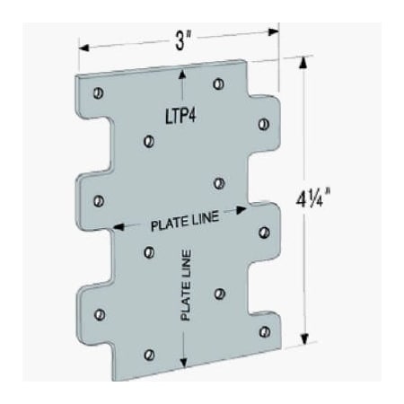Simpson Strong-Tie G90 Framing Anchor LTP4